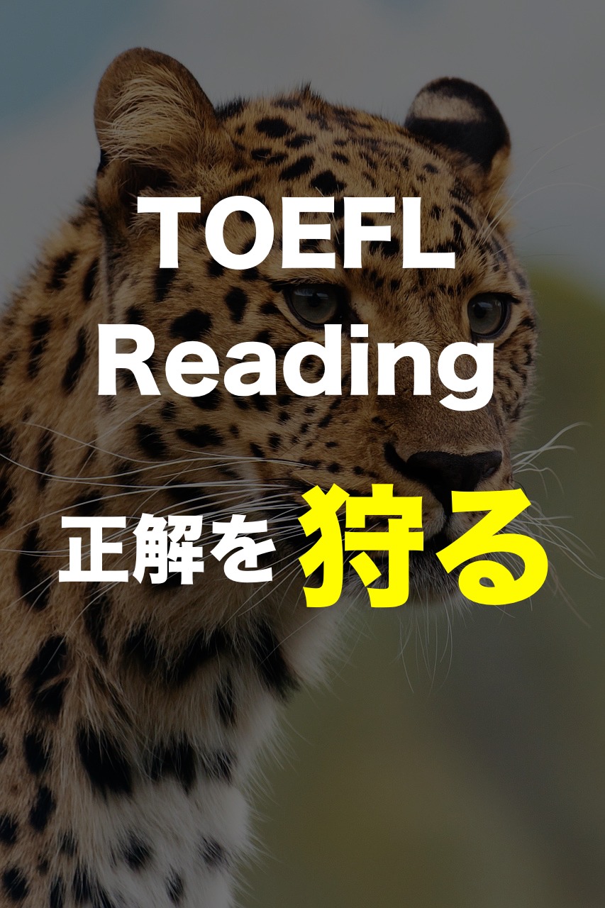 Toeflリーディング完全対策 正答率を上げる9つのコツと勉強法 There Is No Magic