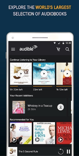 Audible　アプリ