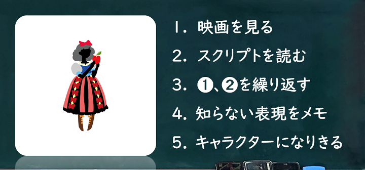 ディズニーを活用した英語勉強方法