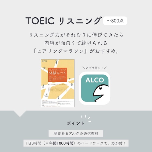 TOEIC リスニング 800点 教材