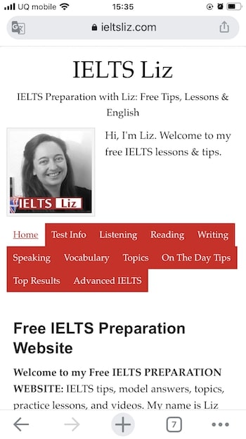 IELTS Liz