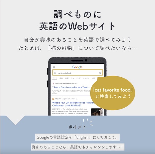 普段の調べ物に英語のウェブサイト