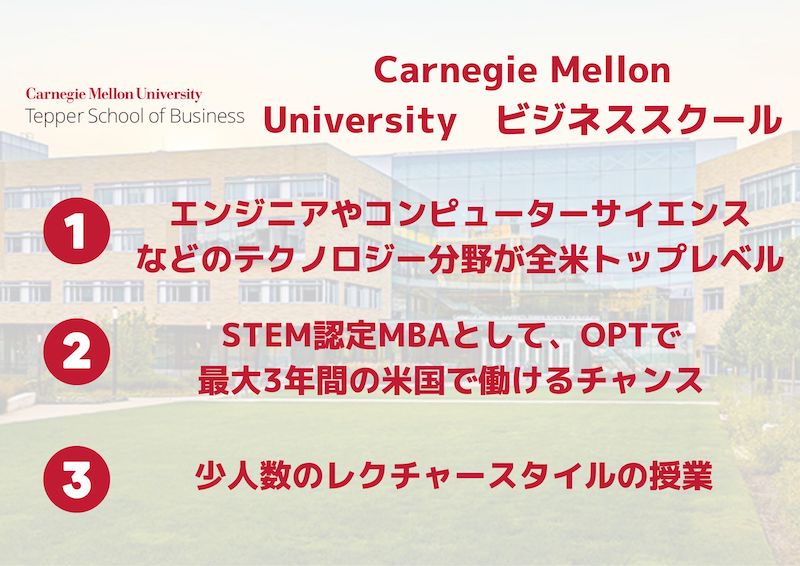 カーネギーメロン大学MBA 