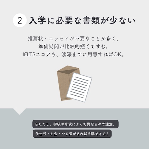 オーストラリア大学院 出願準備