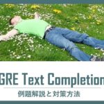 Text Completion 例題解説と対策方法