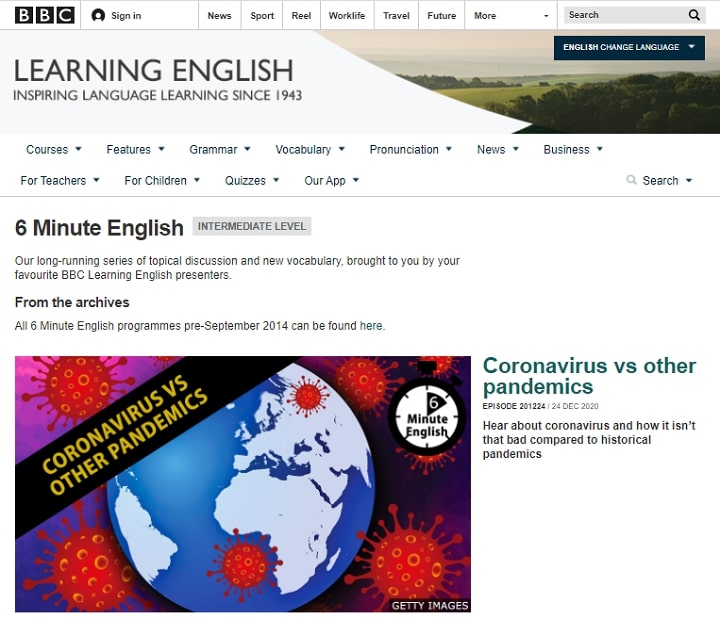 6 minute English