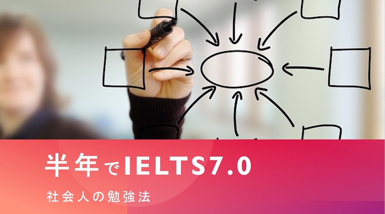 半年でIELTS7.0！社会人の勉強法