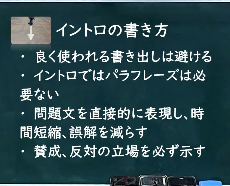 IELTSライティング イントロ書き方