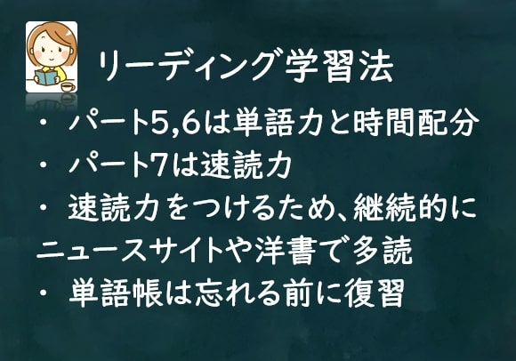 TOEIC900リーディング勉強法