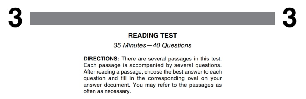 Act Reading Test