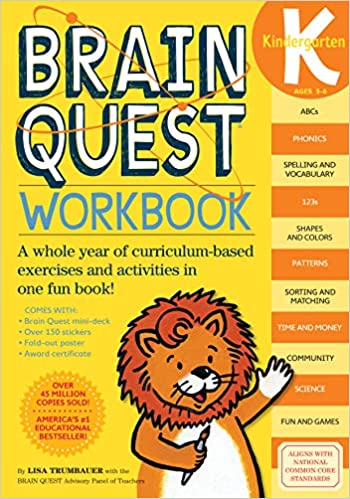 Brain Quest Workbook Kindergarten