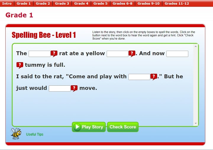Annenberg Learner  Spelling bee