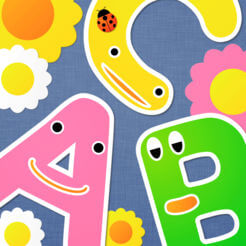きいて!さわって!ABC ロゴ