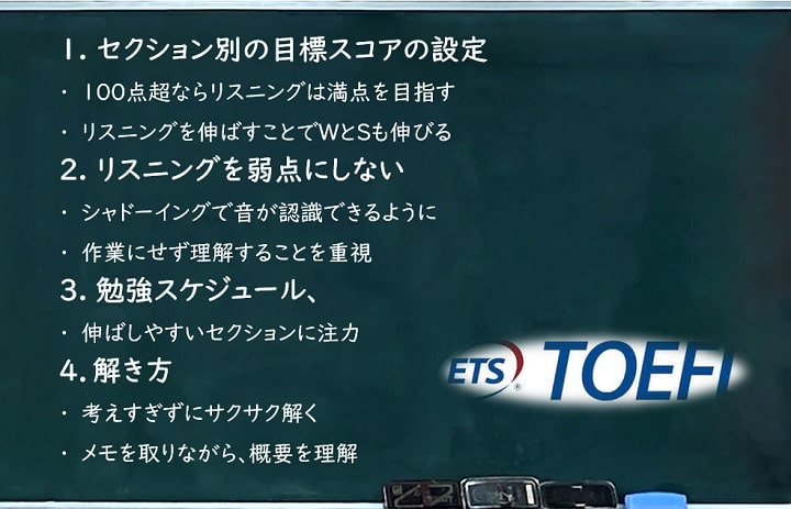 TOEFL iBT対策の概要