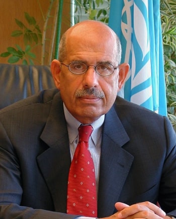 NYU卒業生　顔写真　Mohamed Elbaradei（モハメド・エルバラダイ）