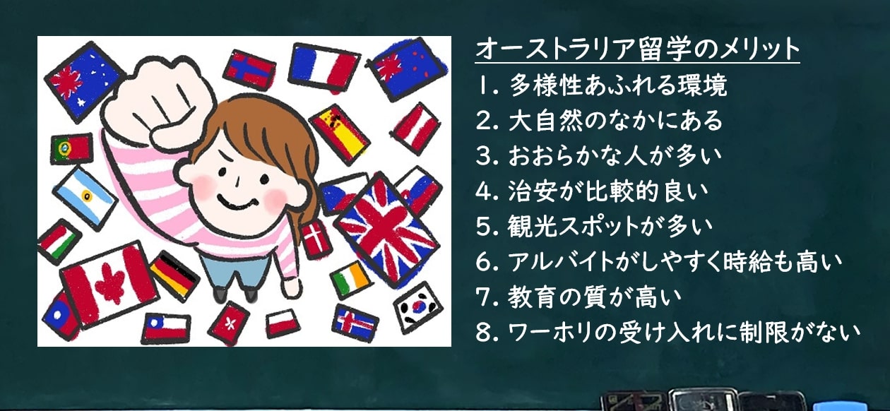 オーストラリア留学・ワーホリのメリット
