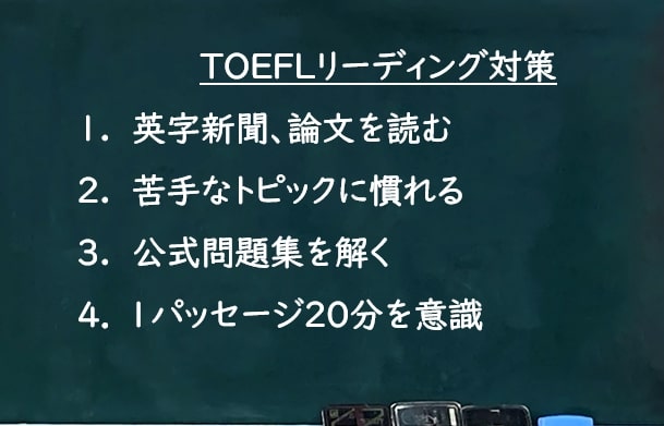 TOEFL リーディング対策
