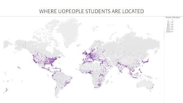 UoPeople　学生の国籍