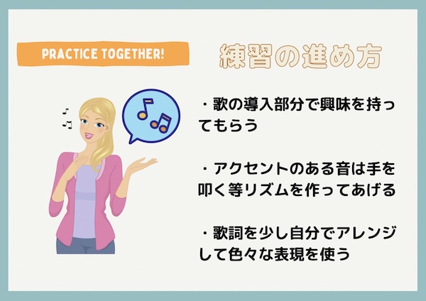 歌 おうち英語 練習の進め方