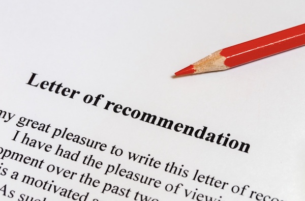 Letter of recommendation