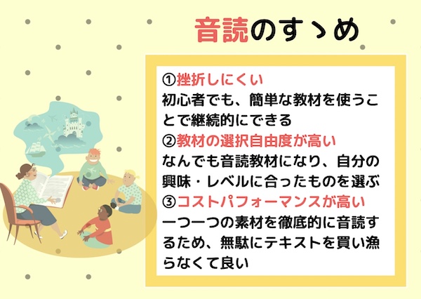 TOEIC300点台におすすめ 音読学習法