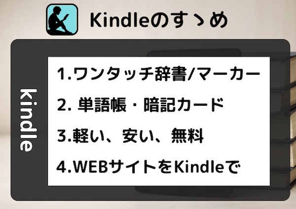 洋書にKindleがおすすめの理由