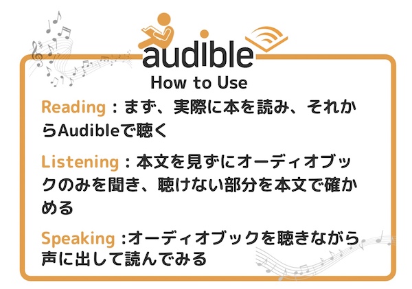 Audible英語学習方法