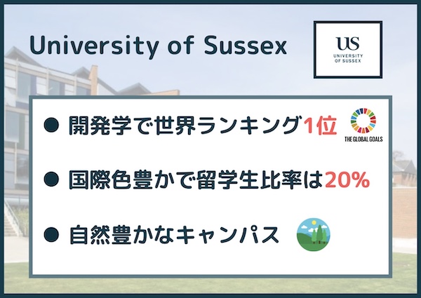 サセックス大学大学院の魅力