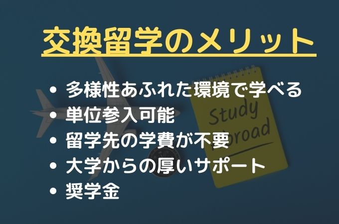 交換留学　メリット
