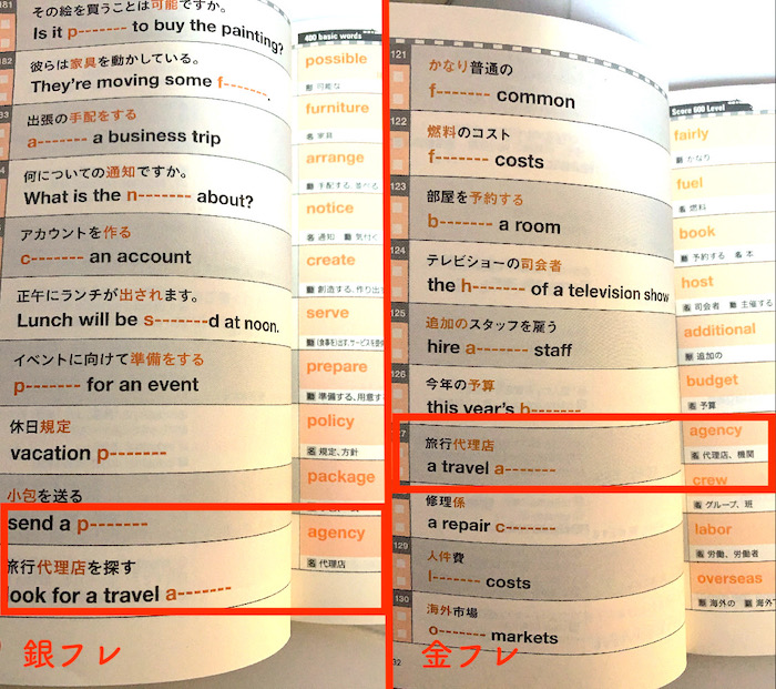銀のフレーズ 金のフレーズ 例文の違い