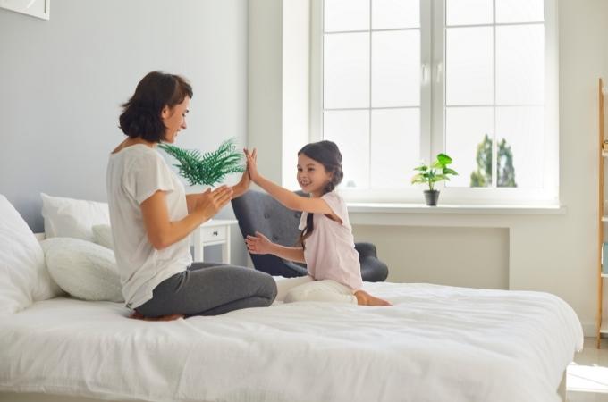 mom and kid together games