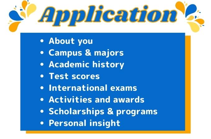 UCLA Application checklist