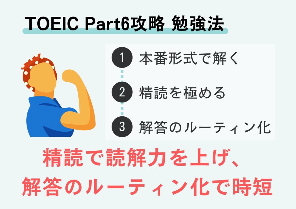 TOEIC パート6 攻略 勉強法