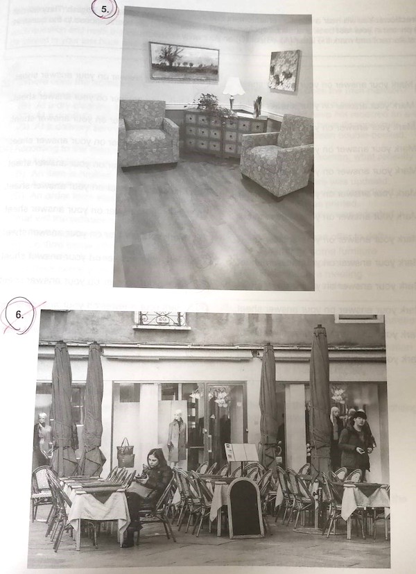 TOEIC Part1写真描写問題の例