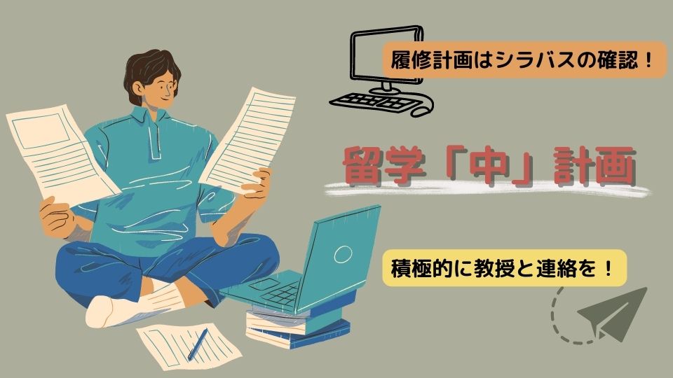 留学中の計画