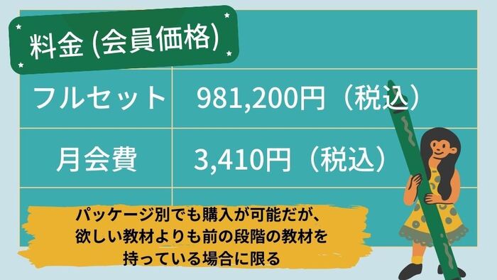 料金について(会員価格)