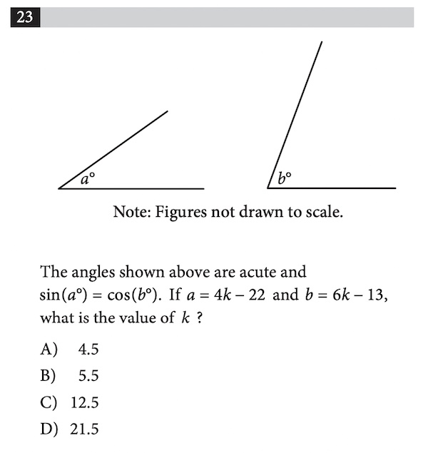 問題例（三角関数）