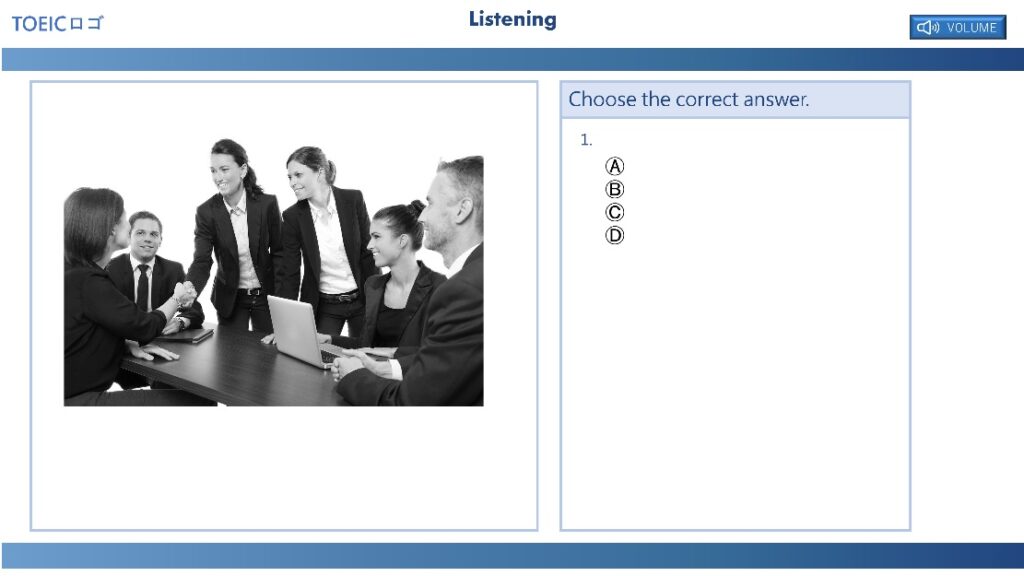 TOEIC IP(オンライン) 写真描写問題