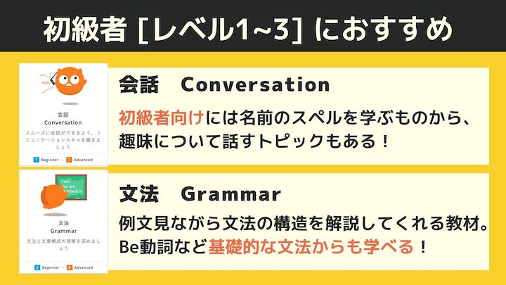 DMM英会話 初級者おすすめ教材
