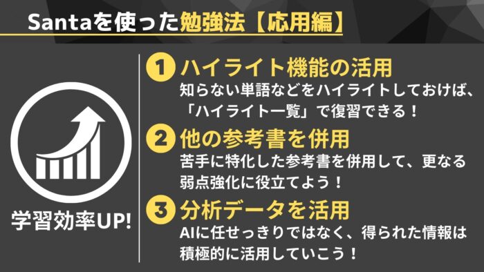 SANTA 勉強法 応用編