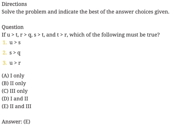 GMAT Math 例題1 