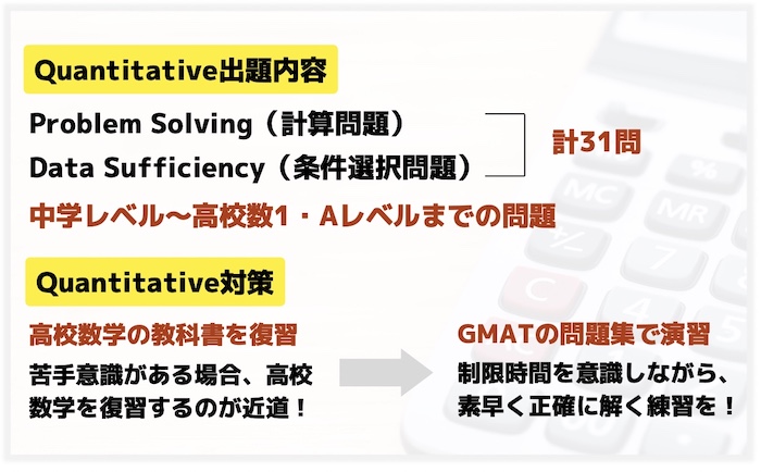 Quantitative対策