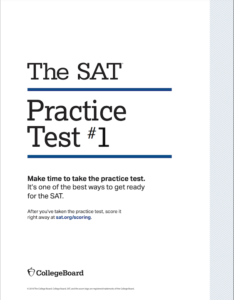 SAT Practice test 1