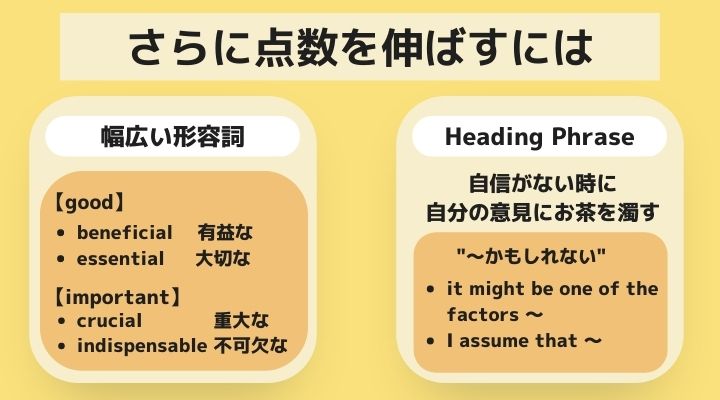 TOEFL writing 点数のばすコツ