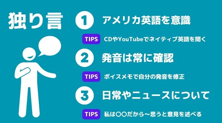 独り言でスピーキング力を上達