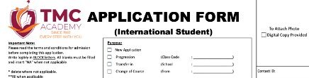 TMC アカデミー Application