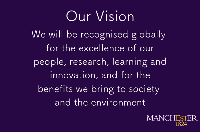 マンチェスター大学院：our vision 