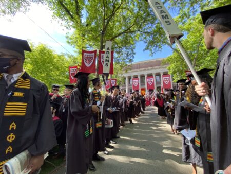大学訪問時に撮影したハーバード大学のキャンパス