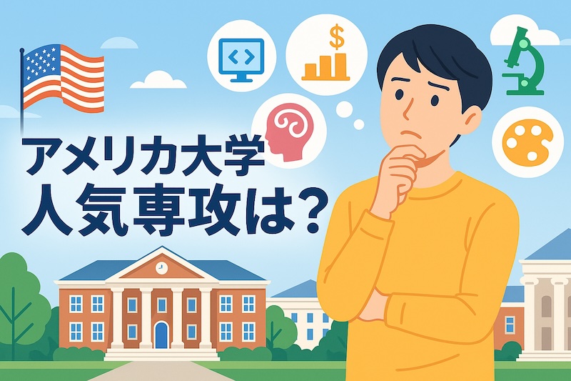アメリカ大学 人気専攻 サムネイル