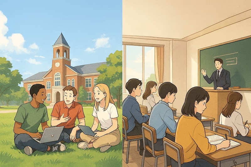 日本とアメリカの大学の違い サムネイル